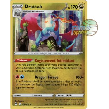 Item Drattak - Holo Rare 109/203 - Epee et Bouclier 7 Evolution Celeste
