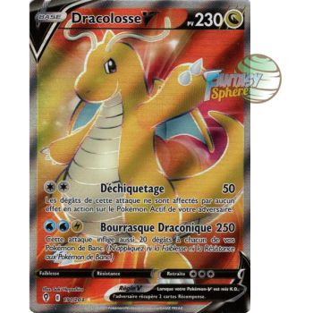 Item Dracolosse V - Full Art Ultra Rare 191/203 - Epee et Bouclier 7 Evolution Celeste