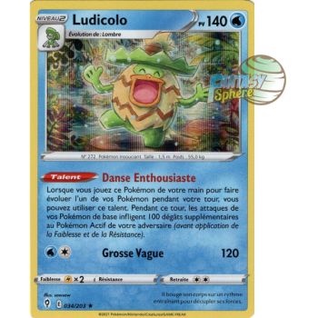 Item Ludicolo - Holo Rare 34/203 - Epee et Bouclier 7 Evolution Celeste