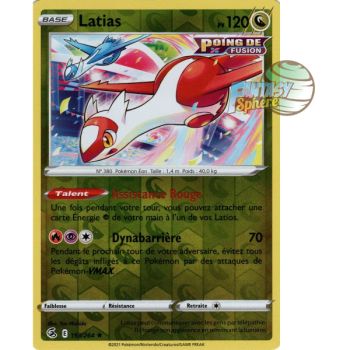 Item Latias - Reverse 193/264 - Epee et Bouclier 8 Poing de Fusion