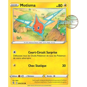 Item Motisma - Commune 94/264 - Epee et Bouclier 8 Poing de Fusion