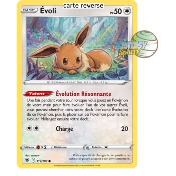Item Évoli - Reverse 119/189 - Epee et Bouclier 10 Astres Radieux