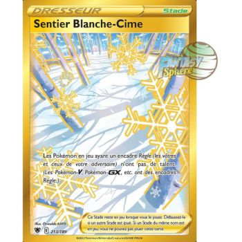 Item Sentier Blanche-Cime - Secret Rare 213/189 - Epee et Bouclier 10 Astres Radieux