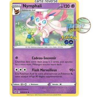 Item Nymphali - Reverse 35/78 - Epee et Bouclier 10.5 Pokemon GO