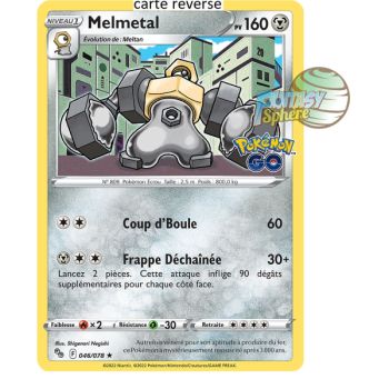 Item Melmetal - Reverse 46/78 - Epee et Bouclier 10.5 Pokemon GO