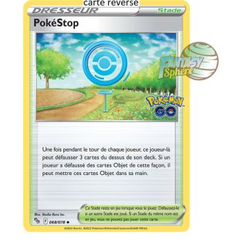 Item PokéStop - Reverse 68/78 - Epee et Bouclier 10.5 Pokemon GO