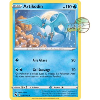 Item Artikodin - Holo Rare 36/195 - Epee et Bouclier 12 Tempete Argentée