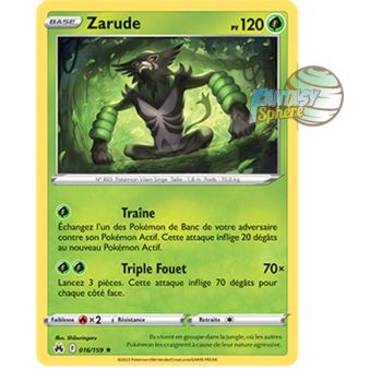 Item Zarude - Holo Rare 16/159 - Epee et Bouclier 12.5 Zenith Supreme
