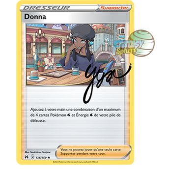 Item Donna - Holo Rare 136/159 - Epee et Bouclier 12.5 Zenith Supreme