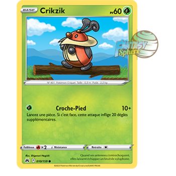 Item Crikzik - Reverse 10/159 - Epee et Bouclier 12.5 Zenith Supreme