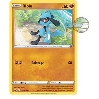 Item Riolu - Reverse 71/159 - Epee et Bouclier 12.5 Zenith Supreme