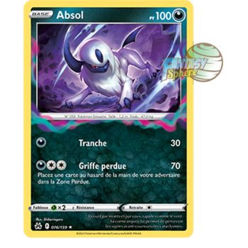 Item Absol - Reverse 76/159 - Epee et Bouclier 12.5 Zenith Supreme