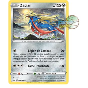 Item Zacian - Reverse 94/159 - Epee et Bouclier 12.5 Zenith Supreme