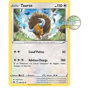 Item Tauros - Reverse 106/159 - Epee et Bouclier 12.5 Zenith Supreme