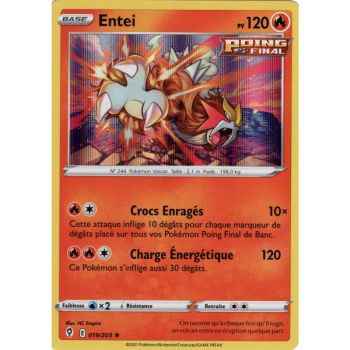 Item Entei - Holo Rare 19/203 - Epee et Bouclier 7 Evolution Celeste