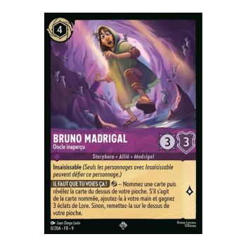 Item Bruno Madrigal, Oncle inaperçu - 0/204 - FAB - Fabuleux - Brillante - Premium - Français