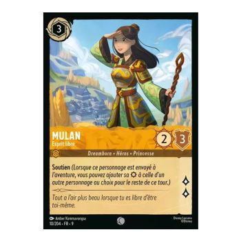 Item Mulan, Esprit libre - 10/204 - FAB - Fabuleux - Brillante - Premium - Français