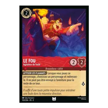 Item Le Fou, Agitateur de foule - 103/204 - FAB - Fabuleux - Brillante - Premium - Français