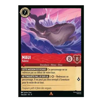Item Maui, Baleine - 106/204 - FAB - Fabuleux - Rare - Français