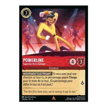 Item Powerline, Superstar de la musique - 117/204 - FAB - Fabuleux - Brillante - Premium - Français