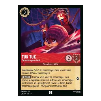 Item Tuk Tuk, Partenaire percutant - 129/204 - FAB - Fabuleux - Brillante - Premium - Français