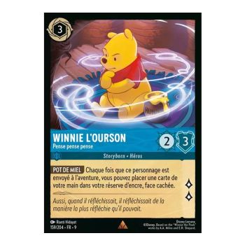 Item Winnie l'ourson, Pense pense pense - 159/204 - FAB - Fabuleux - Brillante - Premium - Français