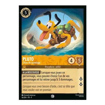 Item Pluto, Chien de sauvetage - 16/204 - FAB - Fabuleux - Commune - Français