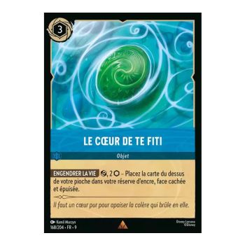Item Le Cœur de Te Fiti - 168/204 - FAB - Fabuleux - Rare - Français