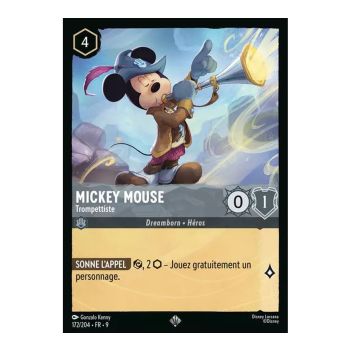Item Mickey Mouse, Trompettiste - 172/204 - FAB - Fabuleux - Super Rare - Français