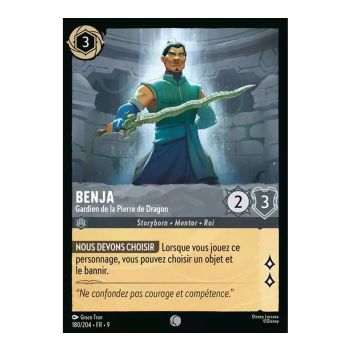 Item Benja, Gardien de la Pierre de Dragon - 180/204 - FAB - Fabuleux - Commune - Français