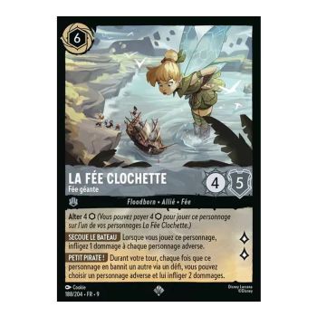 Item La Fée Clochette, Fée géante - 188/204 - FAB - Fabuleux - Super Rare - Français