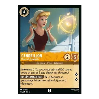 Item Cendrillon, Douce et charmante - 19/204 - FAB - Fabuleux - Peu Commune - Français