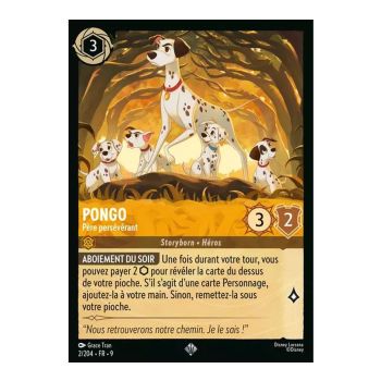 Item Pongo, Père persévérant - 2/204 - FAB - Fabuleux - Super Rare - Français