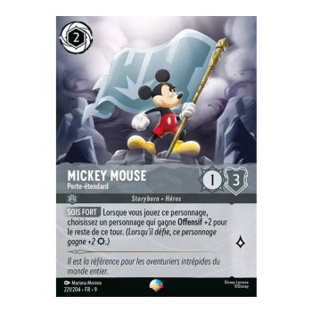 Item Mickey Mouse, Porte-étendard - 221/204 - FAB - Fabuleux - Épique - Français