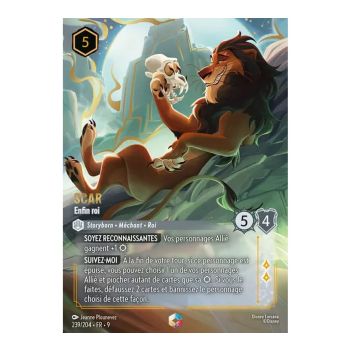 Item Scar, Enfin roi - 239/204 - FAB - Fabuleux - Enchantée - Français
