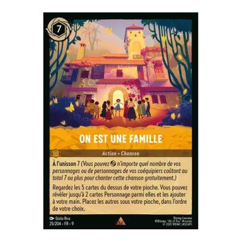 Item On est une Famille - 25/204 - FAB - Fabuleux - Brillante - Premium - Français