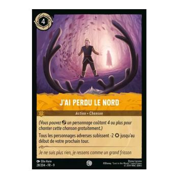 Item J'ai perdu le Nord - 28/204 - FAB - Fabuleux - Brillante - Premium - Français