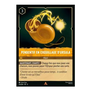 Item Pendentif en Coquillage d'Ursula - 33/204 - FAB - Fabuleux - Rare - Français