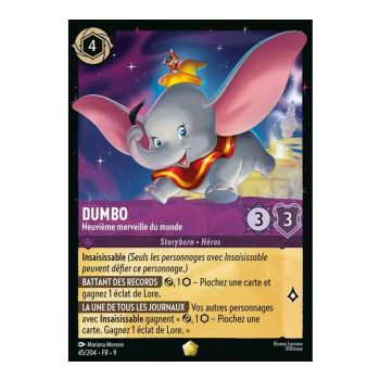 Item Dumbo, Neuvième merveille du monde - 45/204 - FAB - Fabuleux - Brillante - Premium - Français
