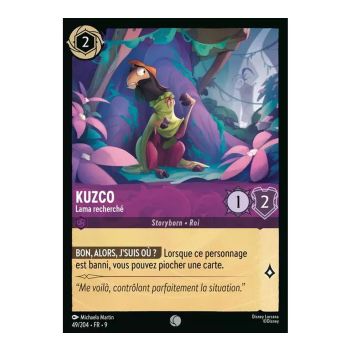 Item Kuzco, Lama recherché - 49/204 - FAB - Fabuleux - Brillante - Premium - Français