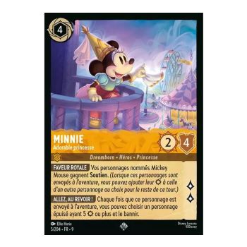 Item Minnie, Adorable princesse - 5/204 - FAB - Fabuleux - Super Rare - Français