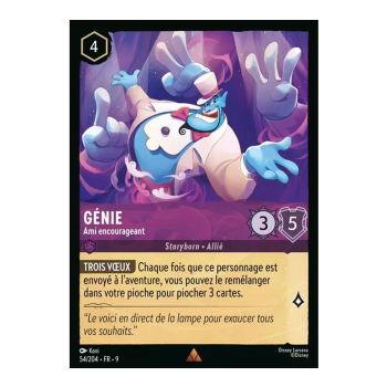 Item Génie, Ami encourageant - 54/204 - FAB - Fabuleux - Brillante - Premium - Français