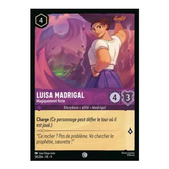 Item Luisa Madrigal, Magiquement forte - 58/204 - FAB - Fabuleux - Brillante - Premium - Français