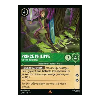 Item Prince Philippe, Gardien de la forêt - 72/204 - FAB - Fabuleux - Brillante - Premium - Français