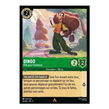 Item Dingo, Prêt pour l'aventure - 74/204 - FAB - Fabuleux - Brillante - Premium - Français