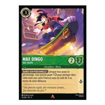 Item Max Dingo, Ado rebelle - 75/204 - FAB - Fabuleux - Brillante - Premium - Français