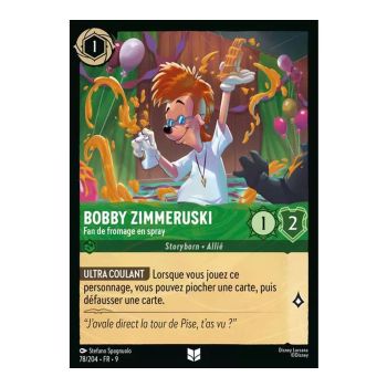 Item Bobby Zimmeruski, Fan de fromage en spray - 78/204 - FAB - Fabuleux - Peu Commune - Français