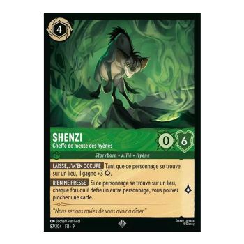 Item Shenzi, Cheffe de meute des hyènes - 87/204 - FAB - Fabuleux - Super Rare - Français