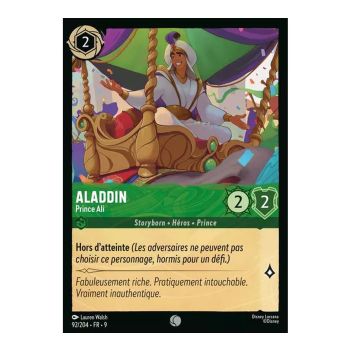 Item Aladdin, Prince Ali - 92/204 - FAB - Fabuleux - Commune - Français