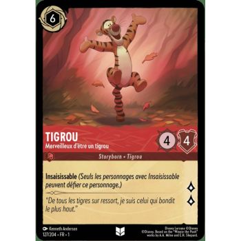 Item Tigrou, Merveilleux d'être un tigrou - 127/204 - FC - Premier Chapitre - Peu Commune - Français
